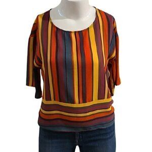 [W5] Jewel Neck Blouse - Size M